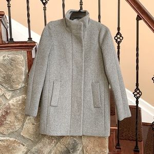 JCrew 00 Women Gray City Coat